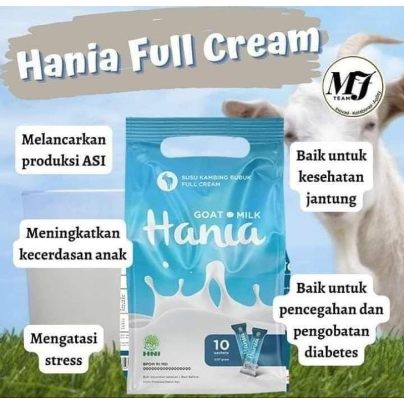 HANIA SUSU KAMBING FULL CREAM