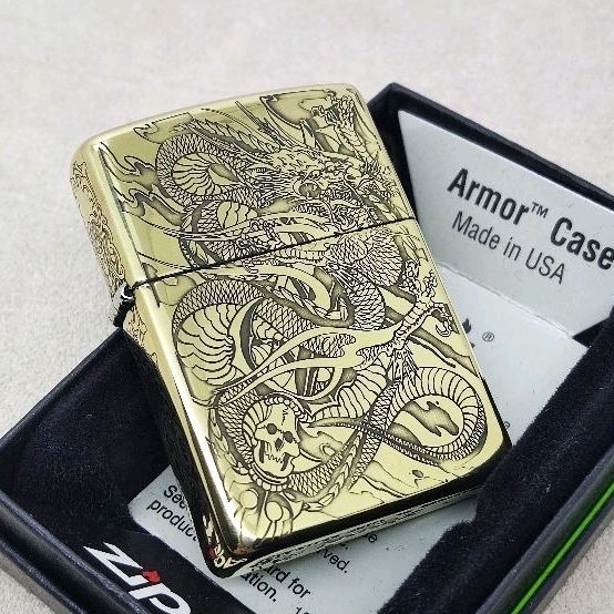 Zippo Armor Raising Dragon 4-Side Original