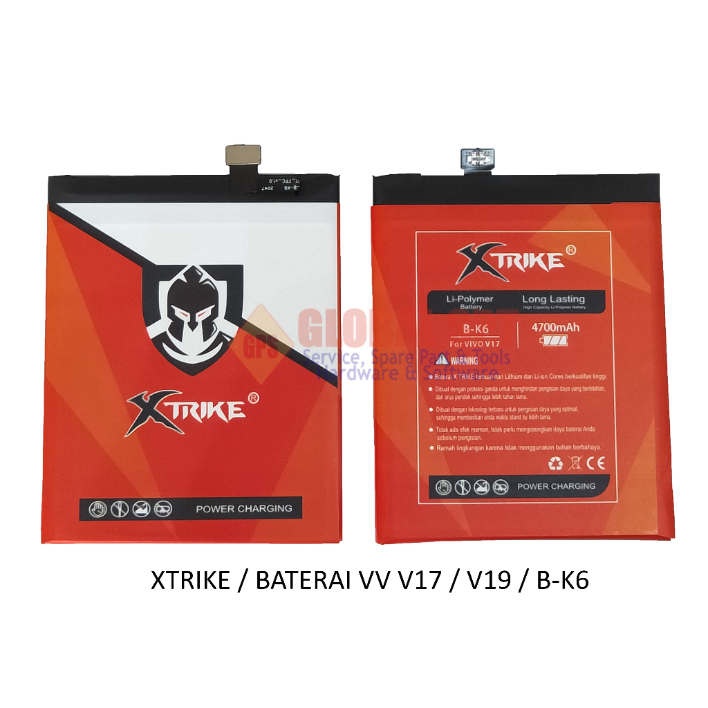 XTRIKE / BATERAI VIVO V17 / BATRE V19 / BATERE B-K6