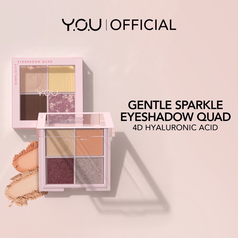 [BISA COD] YOU Simplicity Eyeshadow Quad - Eyeshadow YOU - Palet Eyeshadow - Eyeshadow