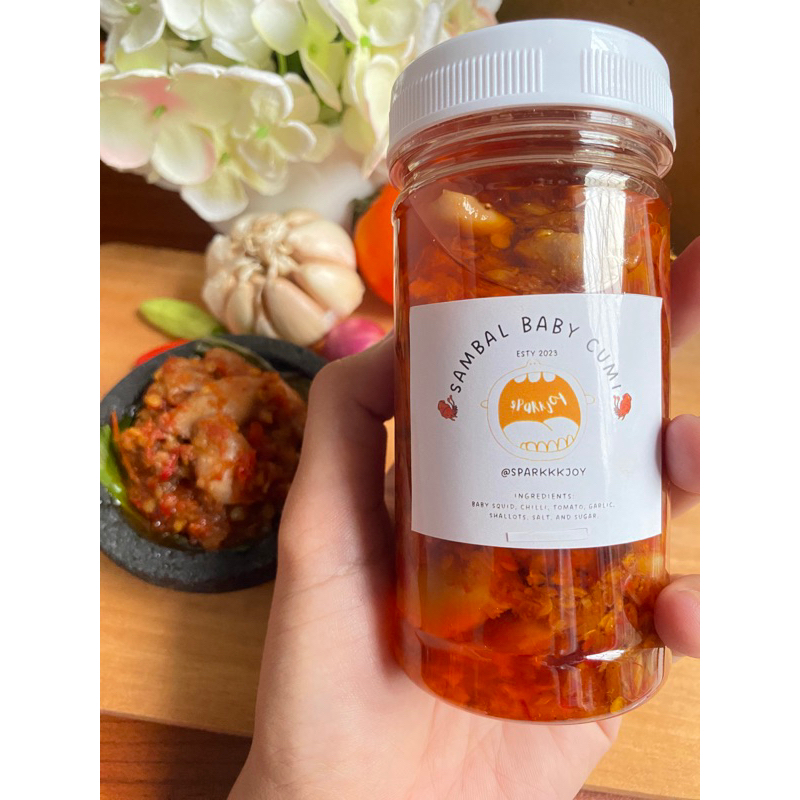 

Sambal Baby Cumi isi 200gr