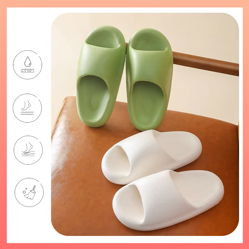 Sandal jelly wanita korea EVA Sendal slop karet wanita kekinian terbaru 2024 Sandal rumah anti slip wanita murah