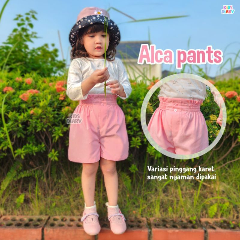 Celana pendek anak shortpants harian anak perempuan kids diary ALCA PANTS