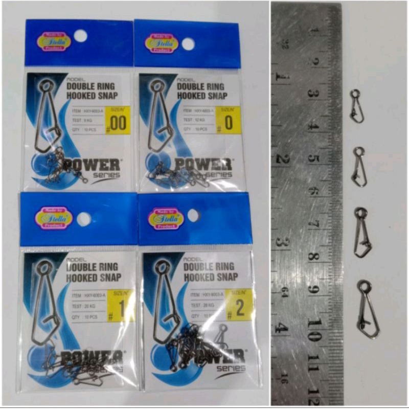 PENITI PANCING DOUBEL RING HOOKED SNAP STELLA