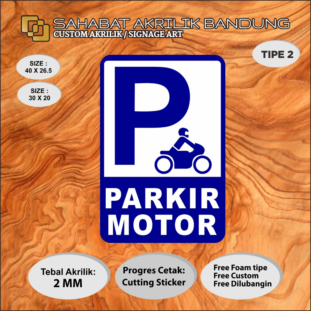 

AKRILIK PARKIR MOTOR TIPE 2 ACRYLIC CUSTOM