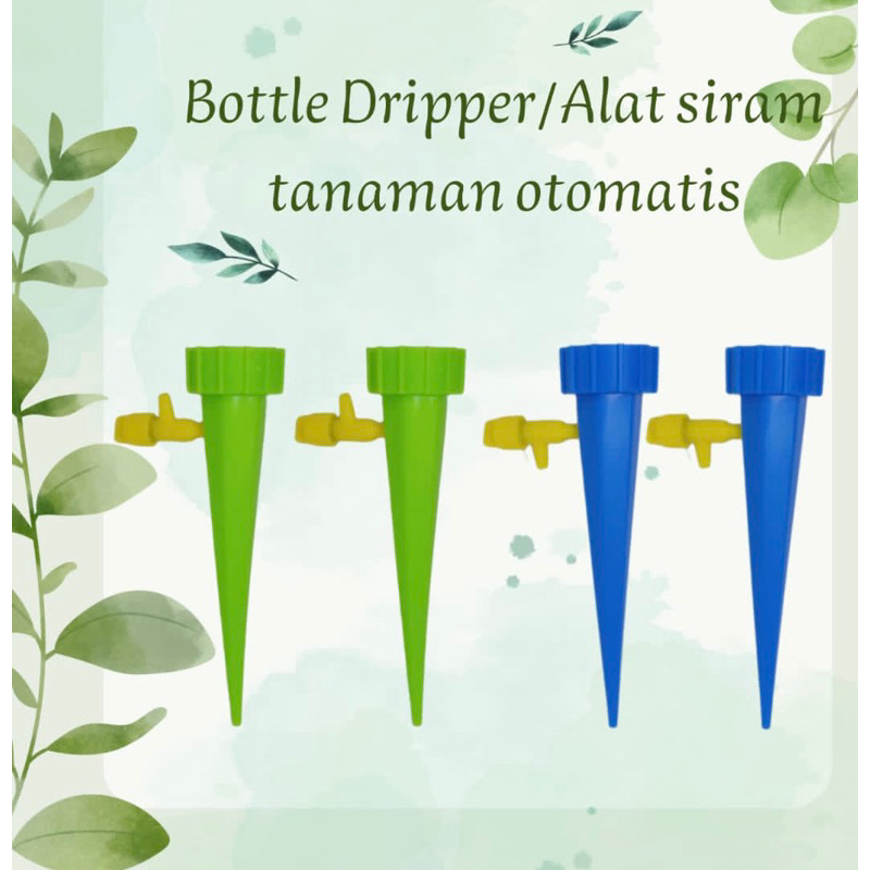 Irigasi Tetes dengan Botol / Bottle Drip Alat Siram Tanaman Otomatis Alat Penyiram Efektif Mudah Dipasang diBotol bekas air mineral