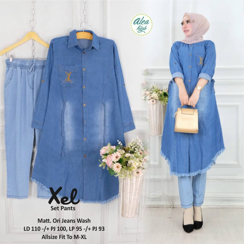 Xel Set Pants Jeans | ALEAHIJAB