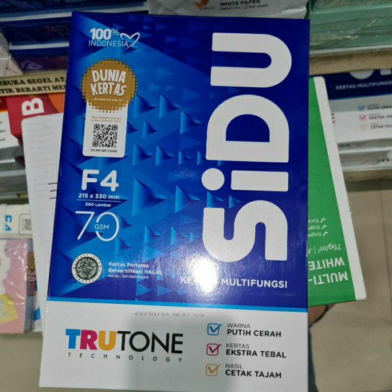 

hvs f4 70gsm SIDU kertas