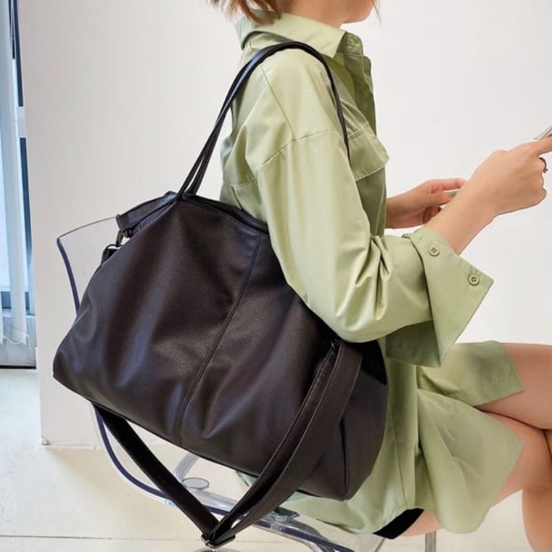 TOTE BAG IMPORT TAS TERBARU 2023 TAS KULIT PU IMPORT J9655