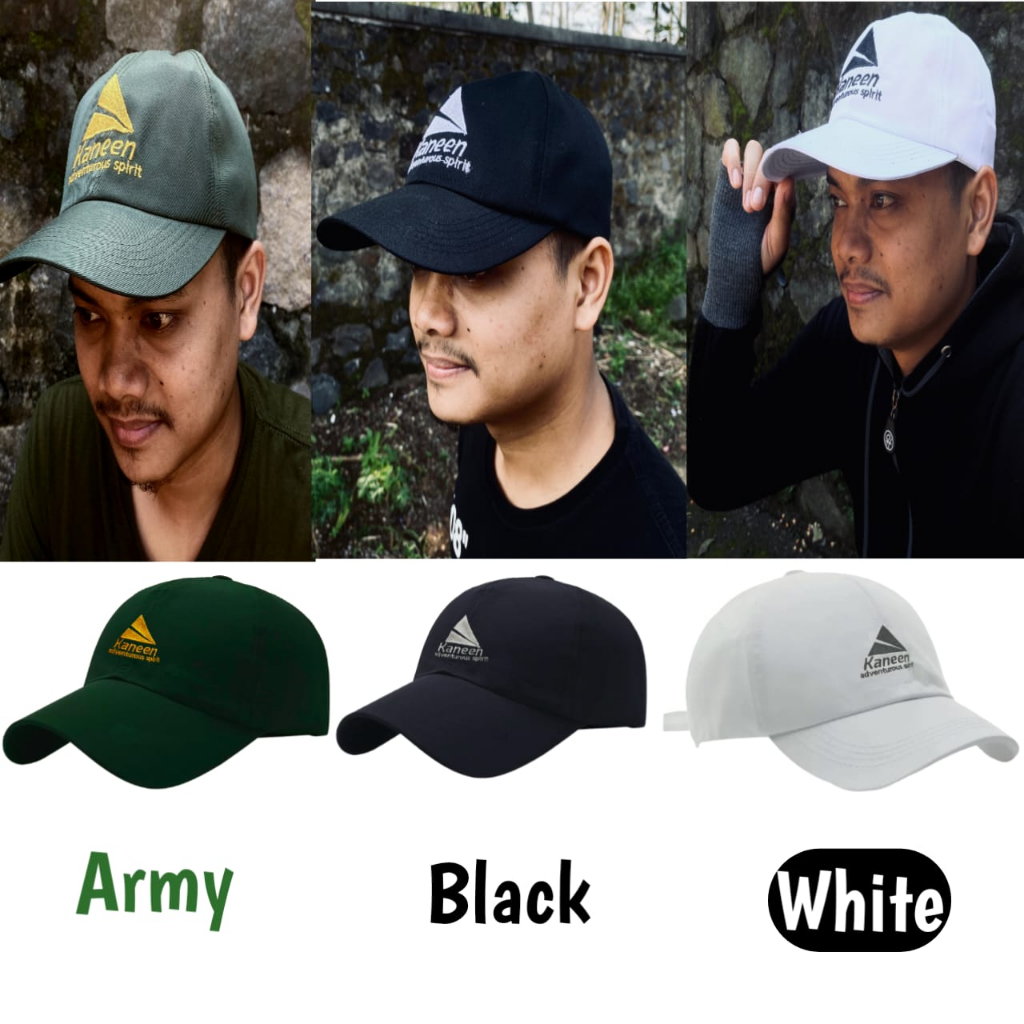 Topi Baseball Bordir Premium - Topi Gaul Pria Wanita Kekinian Kaneen