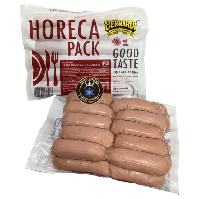 

Bernardi horeca sosis sapi premium 500gr / beef breakfast sausage