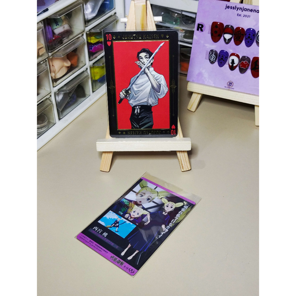 Trump Card Jujutsu Kaisen Yuta Okkotsu & Character Frame Card Momo