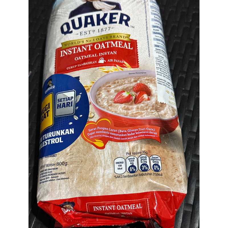 

Quaker 800gram