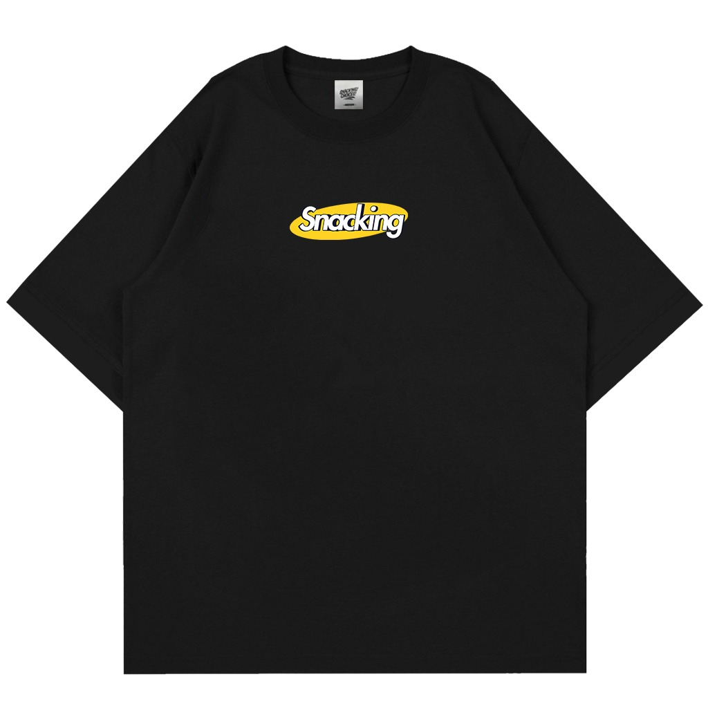 T-shirt | Oversize | Cooler | Black | Snackingchoices