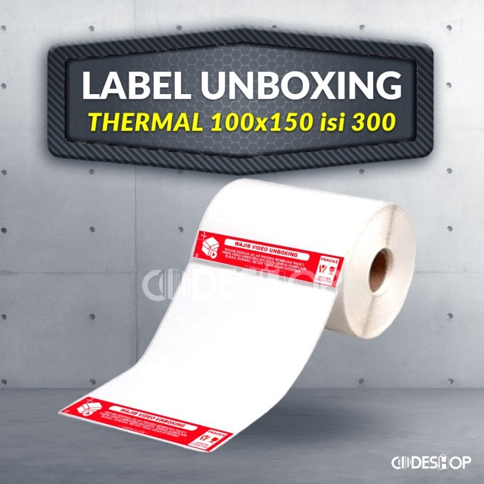 Label Direct Thermal 100x150mm / 100x150 / 100 x 150 mm Unboxing