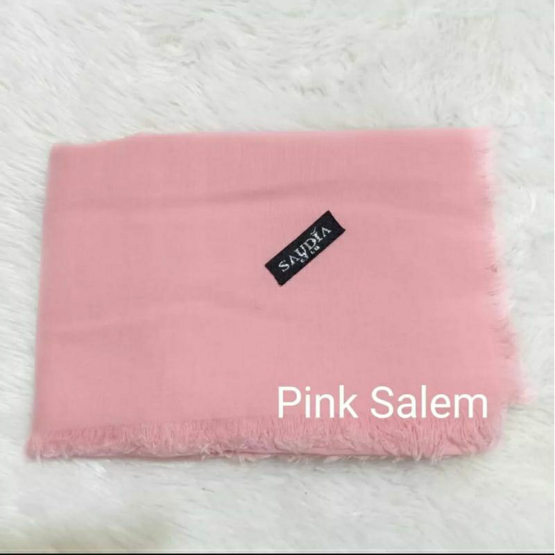 GRATIS ONGKIR JILBAB SAUDIA RAWIS HIJAB SEGIEMPAT RAWIS KERUDUNG SEKOLAH SAUDIA WARNA PINK SALEM