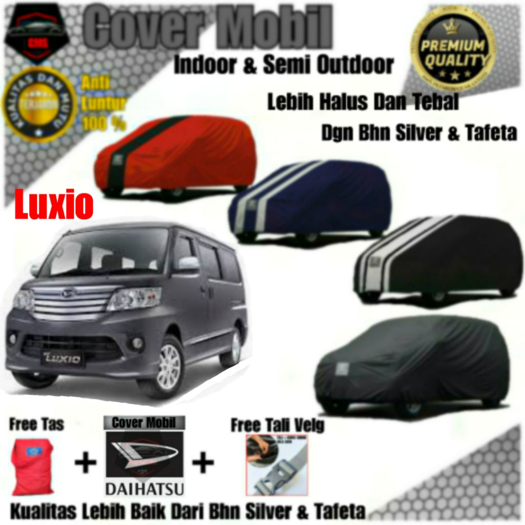 Cover Body Mobil Daihatsu Luxio / Sarung Mobil Daihatsu Luxio/ Cover Mobil Daihatsu Luxio/ Selimut Mobil Daihatsu Luxio