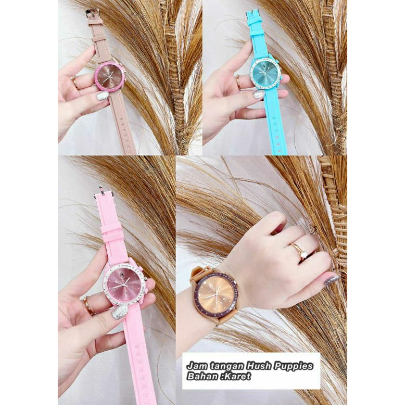 JAM TANGAN WANITA/JAM TANGAN KARET
