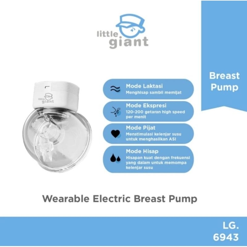Little Giant Wearable Electric Breastpump / Tanpa Kabel