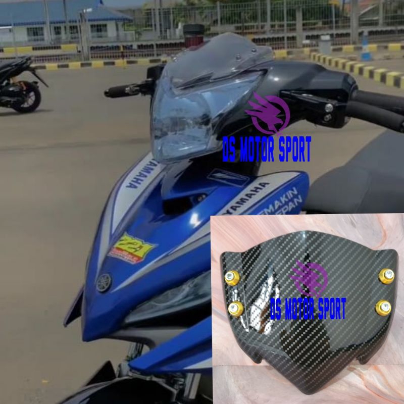 VISOR CSTUM JUPITER MX NEW 135 CARBON PLUS BAUD WINDSHIELD CSTUM JUPITER MX NEW 135 CARBON PLUS BAUD