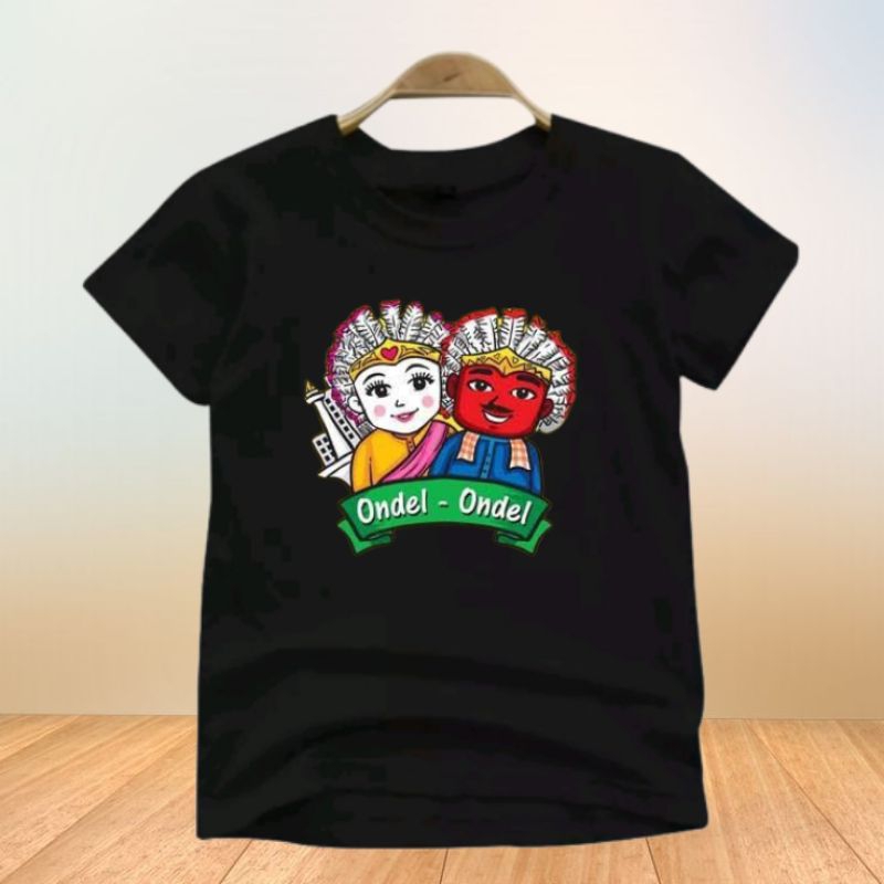 Kaos Anak Distro Ondel Ondel ( 2 - 10 Tahun ) Unisex