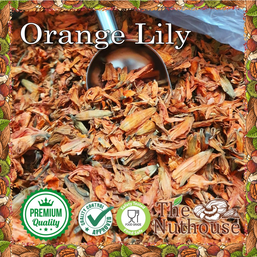 250gr Orange Lily Flower Tea [Premium Tea Leaves]