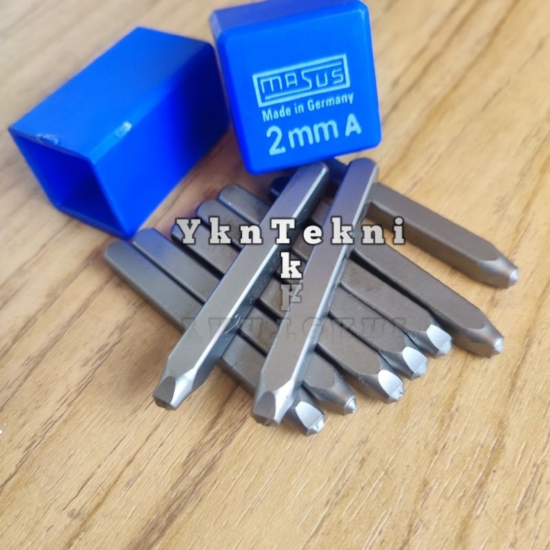 

Angka Ketok 2mm (0-9) Stamp Punch MASUS Germany