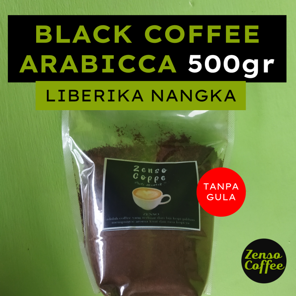 

Zenso Black Coffee Arabicca Liberika Nangka 500gr