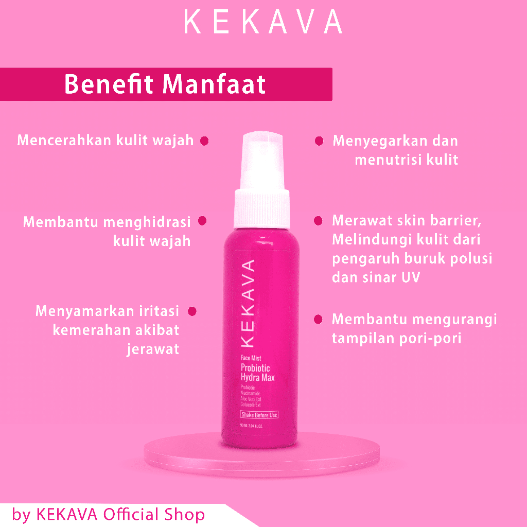 KEKAVA BPOM Face Mist Probiotic Hydra Max