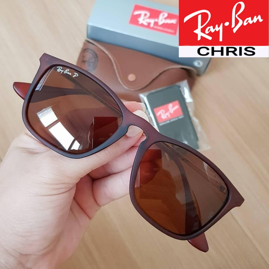 Kacamata Rayban Chris Polarized Original