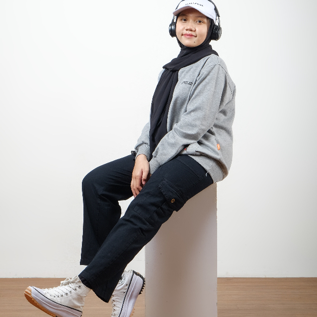 FASHION WANITA | CELANA JEANS CARGO WANITA | CELANA JEANS CARGO WANITA HIGHWAIST | CELANA JEANS CARG