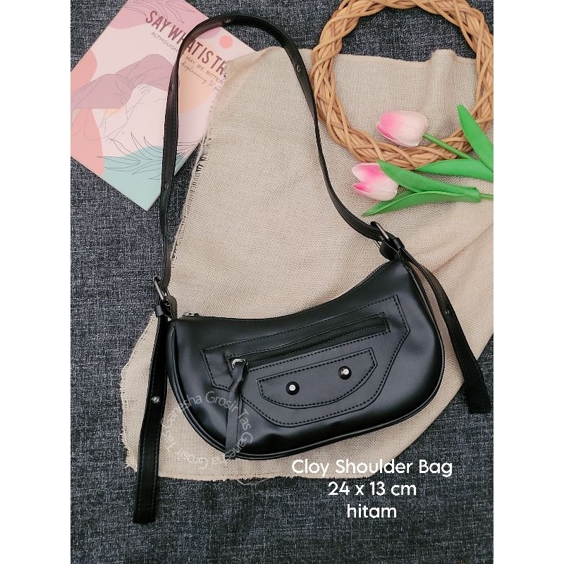 Ganesha Grosir Tas Cloy Polos Shoulder Bag Wanita