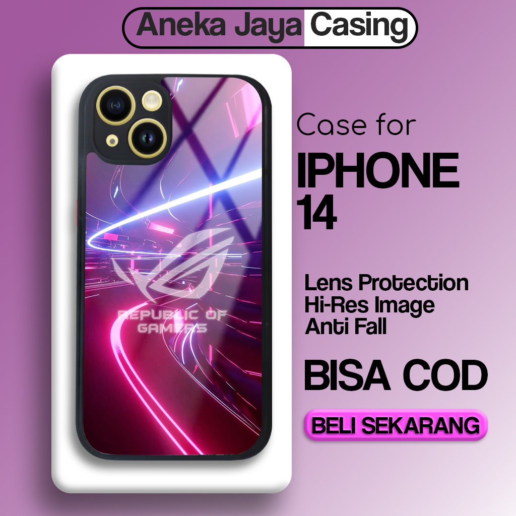 Case Hp Iphone 14 Casing Iphone 14 Motif Rog Case Sofcase Casing Hp Anime Case Aesthetic Case Hardca