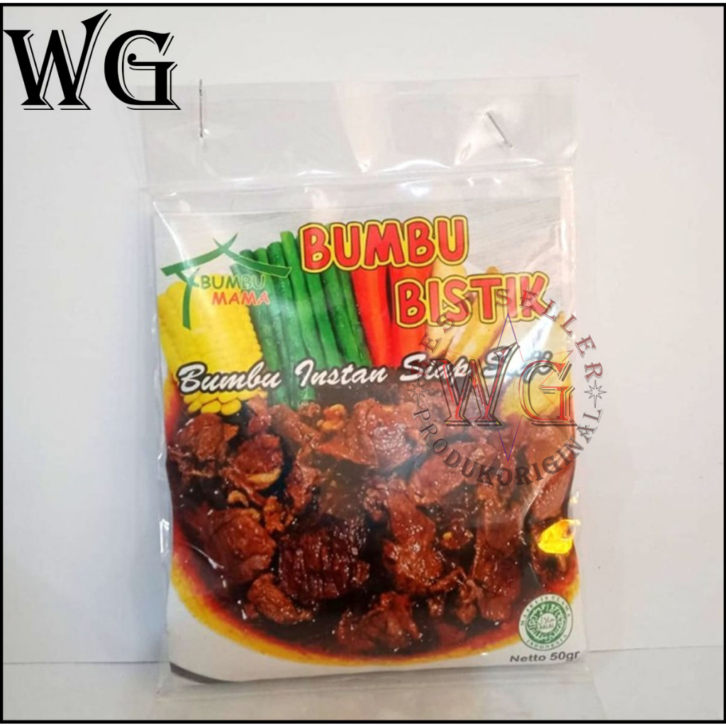 

Bumbu Instan / Bumbu Bistik / Bumbu Nusantara 50 Gram / Halal