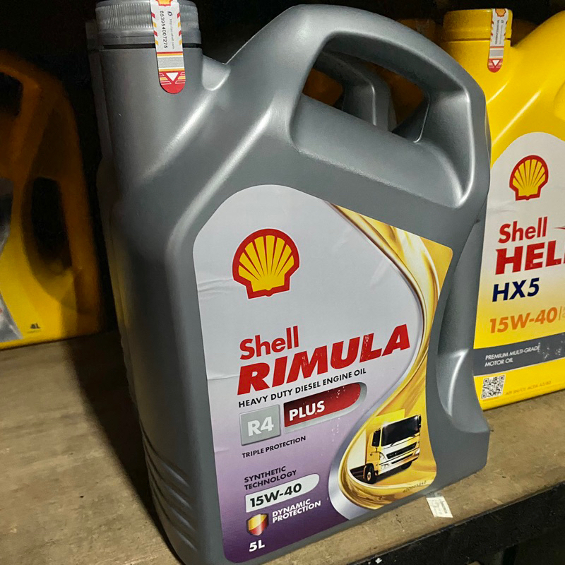 Oli Mesin Shell Rimula R4X 15W 40 Khusus Mesin Diesel (5 Liter)