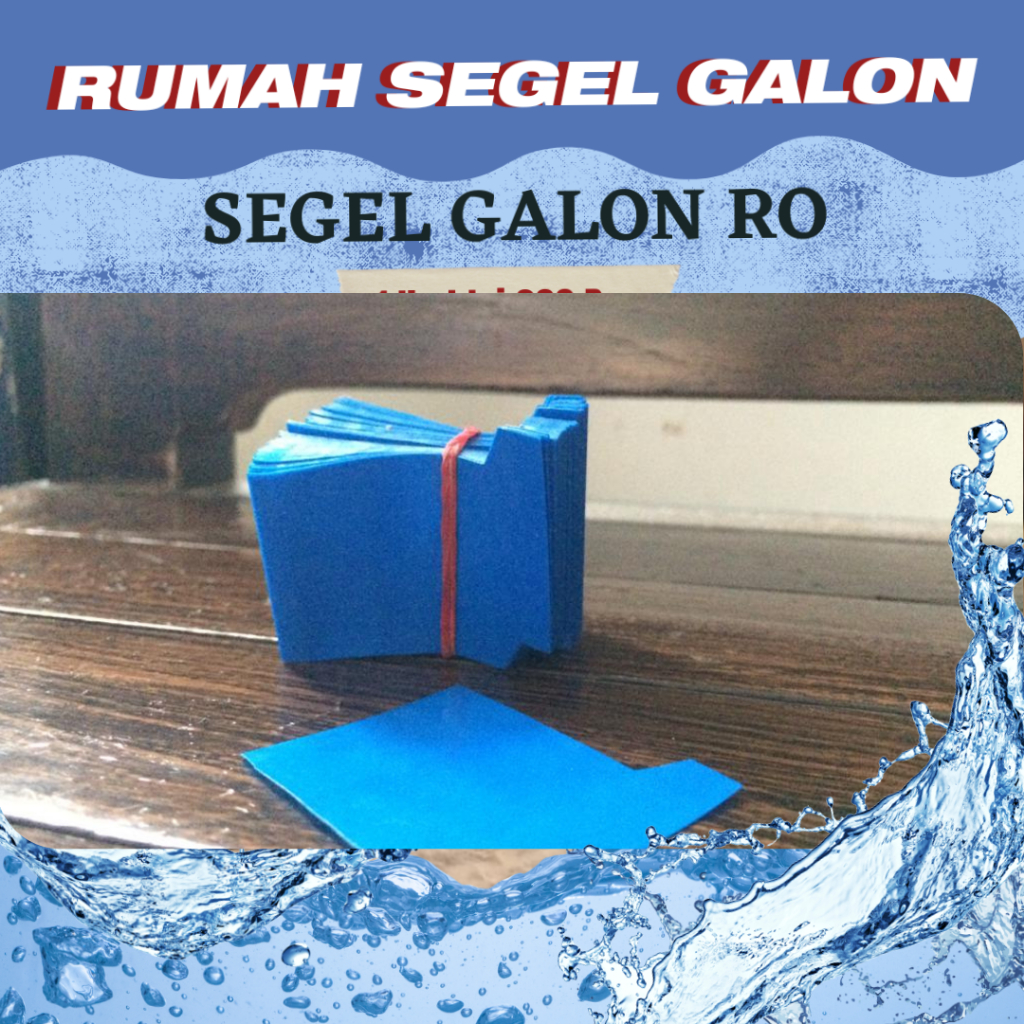 Segel Plastik Tutup Botol POLOS / tutup gas 3 kg 4.5 cm x 3.3 cm