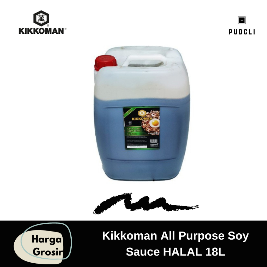 

Kikkoman All Purpose Soy Sauce HALAL 18L – Kecap Asin Khas Jepang