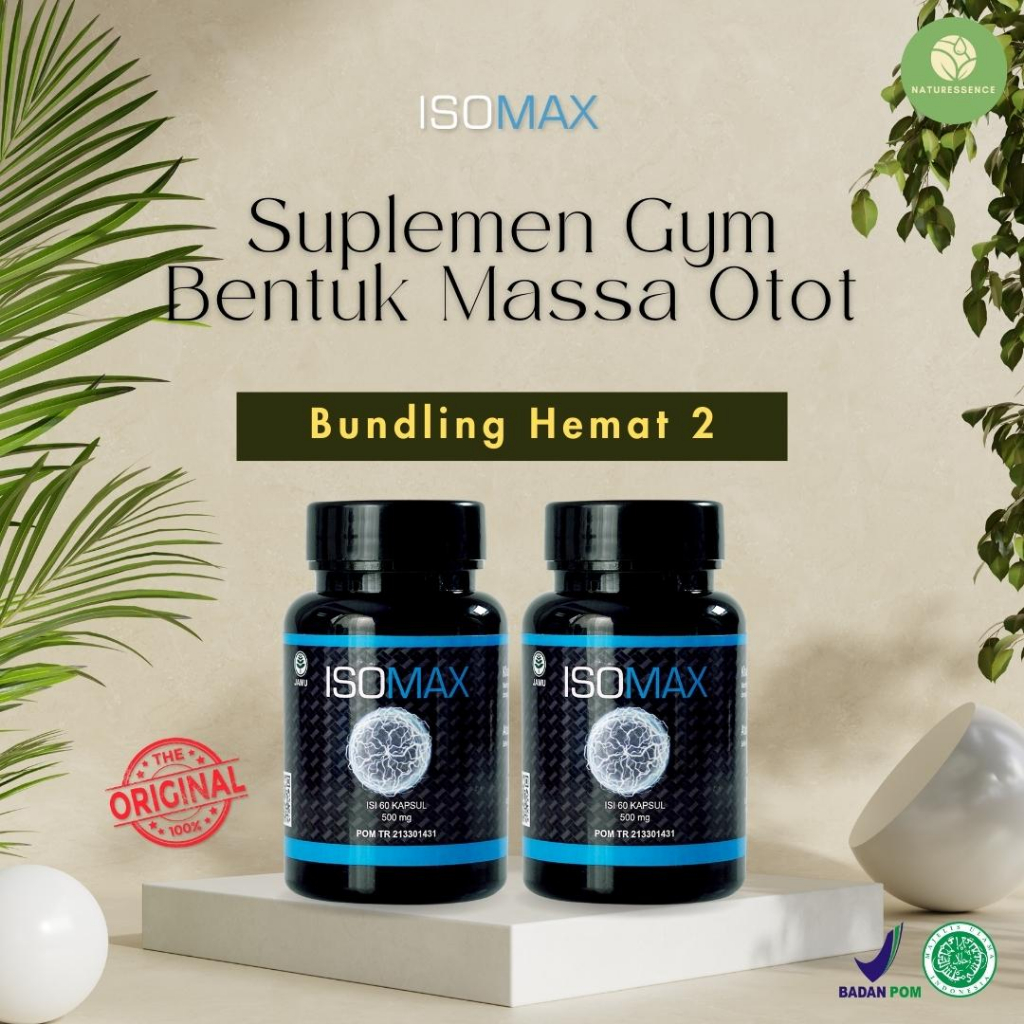 ISOMAX COMBO BULKING Suplemen pembentuk otot penambah berat badan suplemen gym penggemuk badan