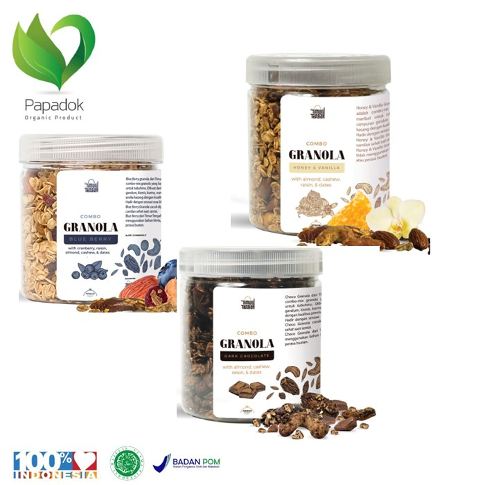 

Granola 250 gr Timur Tengah Sereal Makanan Sehat High Quality