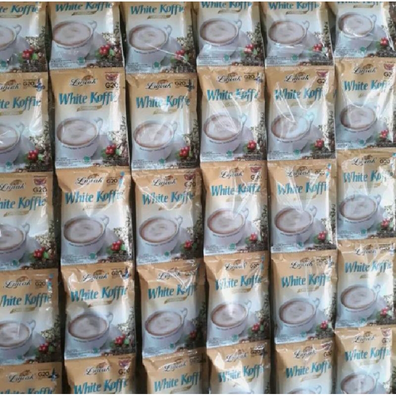 

KOPI LUWAK WHITE COFFE RENCENG 10 SACHET