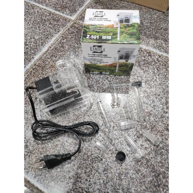 Pompa aquarium filter gantung KANDILA Z 501