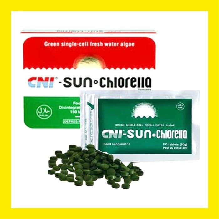 CNI SUNCHLORELLA 150 TABLET A CHLORELLA 100% ORIGINAL JAPAN