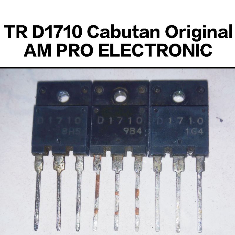 TR D1710 Persamaan D1884 D2334 D5287 Transistor D1710C Cabutan Original
