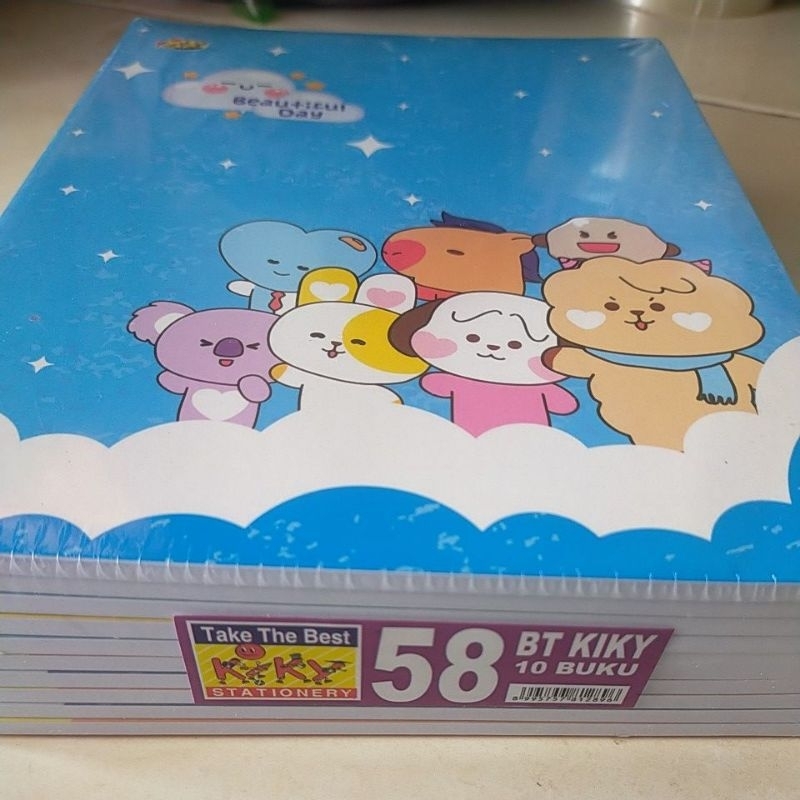 

Buku Merk Kiky isi 58 Lembar Harga 1 pak isi 10 buku