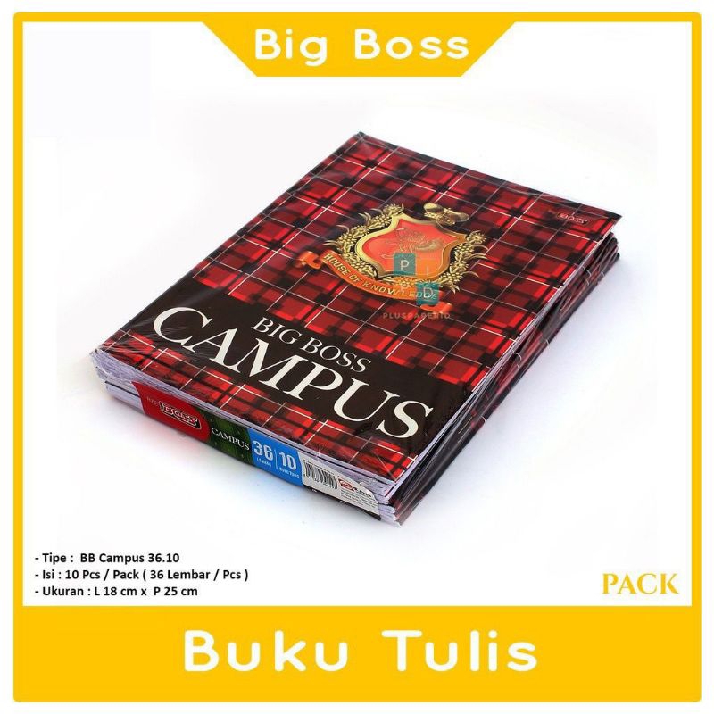 

Buku Tulis campus big boss isi 36lembar