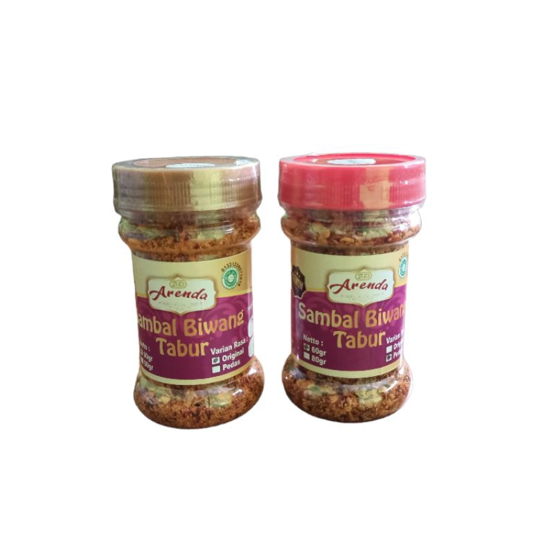 

Arenda-Sambal Biwang (Ebi Bawang) Tabur 60gram