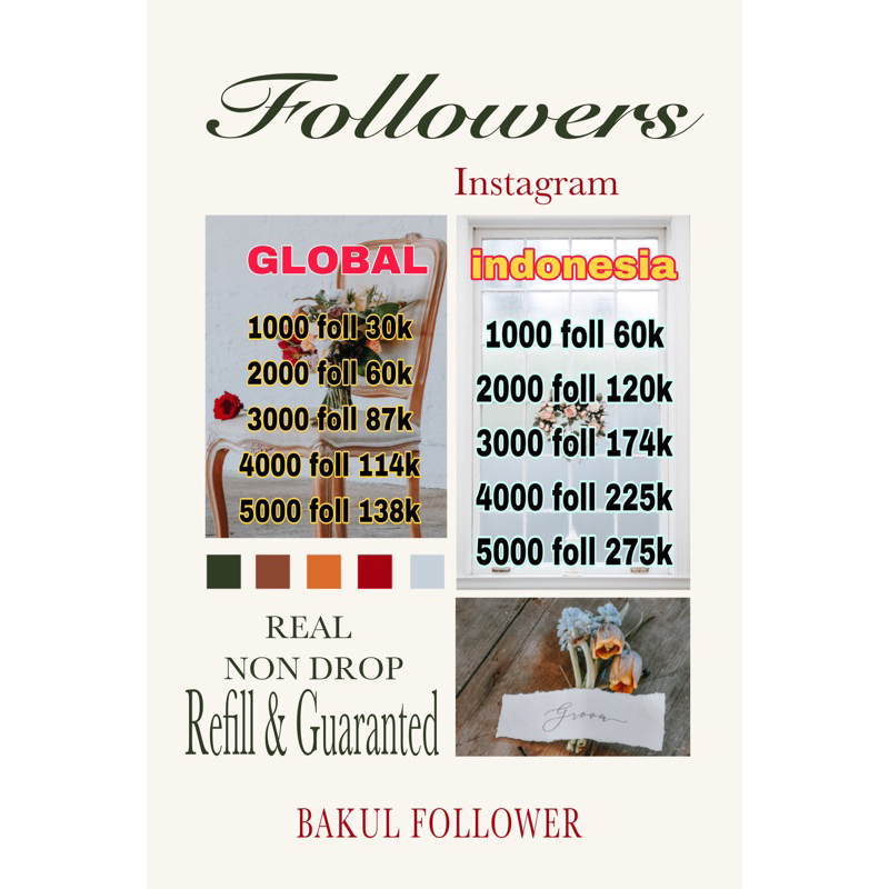 INSTAGRAM FOLLOWERS INDONESIA TERMURAH DAN BERGARANSI. AKUN ASLI