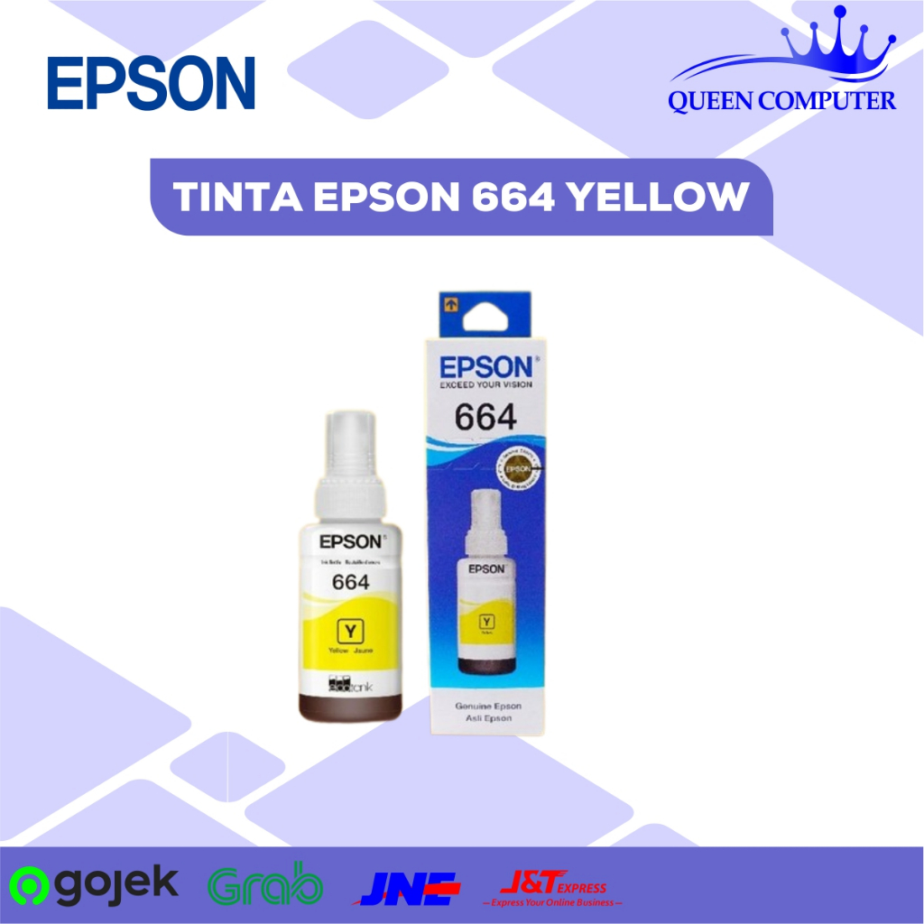 TINTA EPSON YELLOW 664 / Tinta Epson 664 Yellow / Tinta 664 Yellow