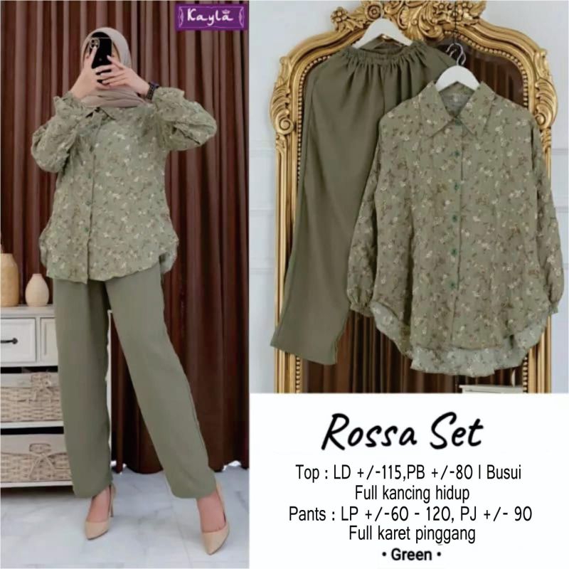 Fissa set/Anzar jumbo set/Rossa Set/Tanka Set 2/Numia set/Shavina Set/Nanna Set/Set wanita kekinian