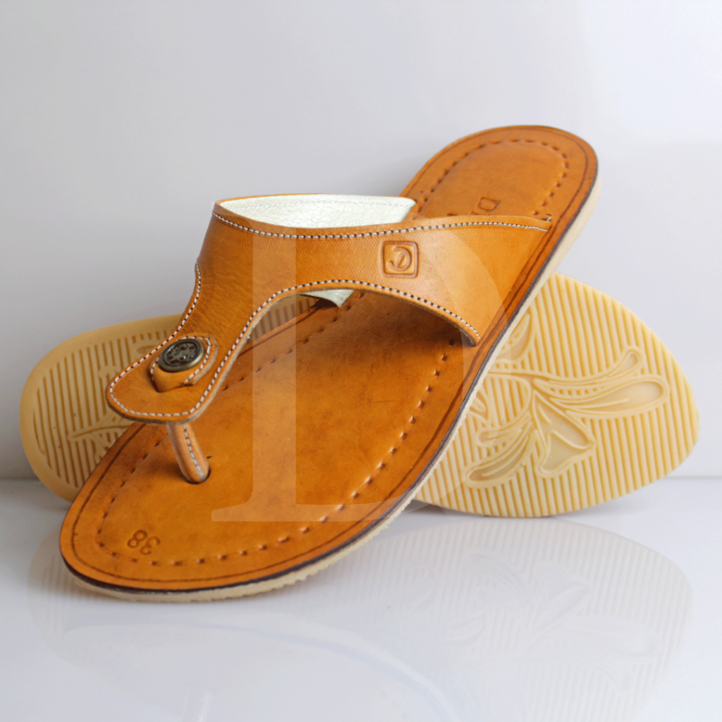 Sandal Kulit Wanita Taslir Jepit Nekermen by Dinamis Magetan